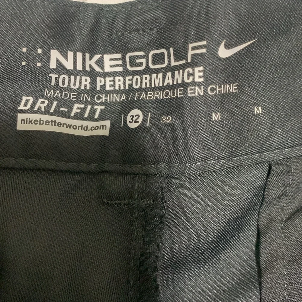 Nike Golf Tour Performance Dri-Fit Black‎ Shorts Mens 32 Flat Front Athletic